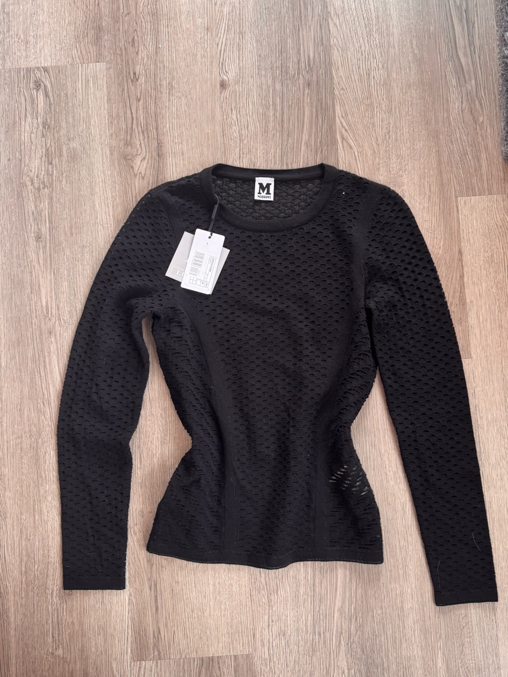Missoni Black Long Sleeve Sweater